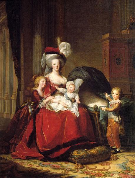 eisabeth Vige-Lebrun Marie Antoinette and her Children china oil painting image